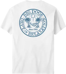 Relaxation Badge Denim T-shirt