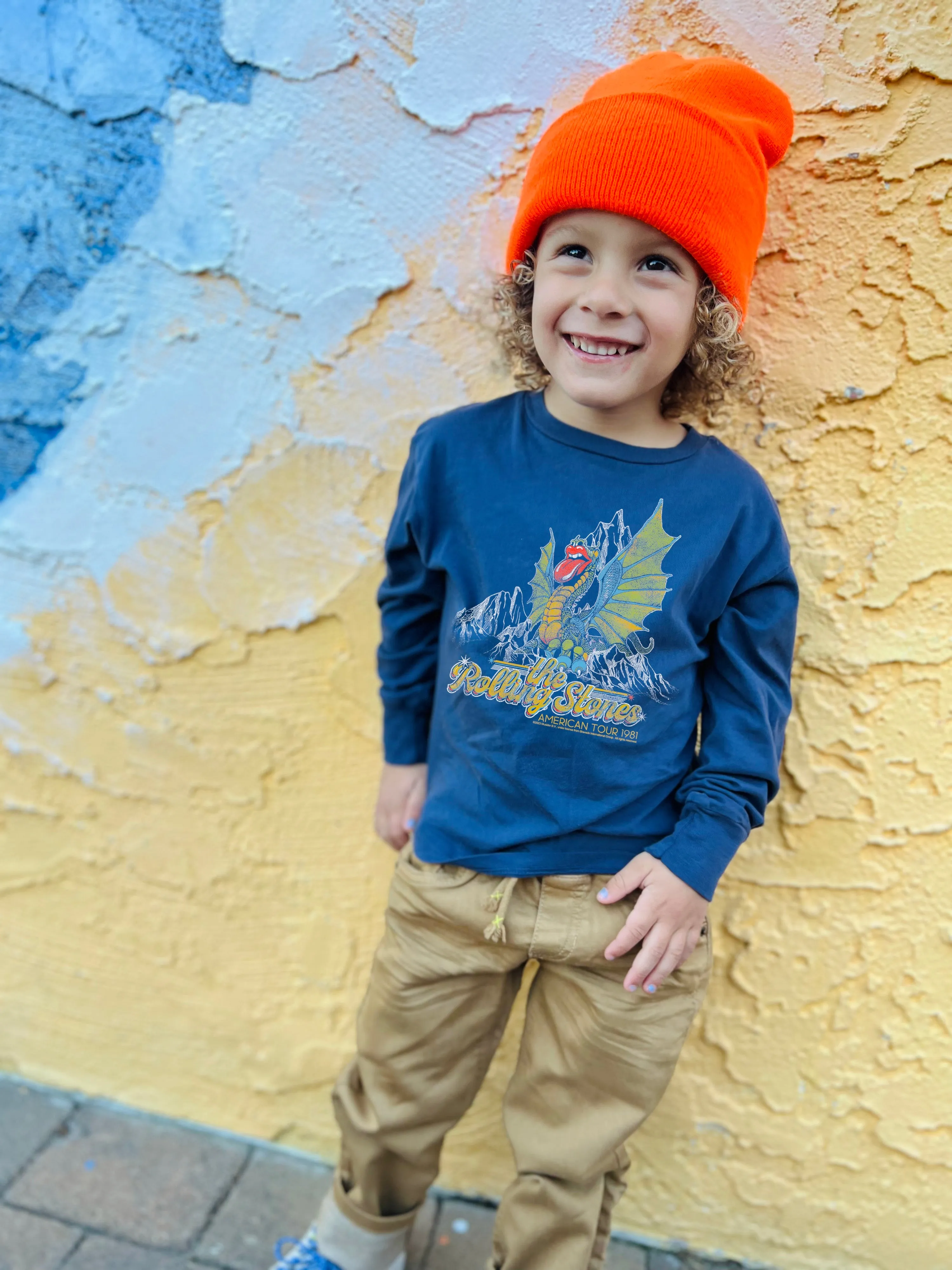 Rolling Stones Organic Long Sleeve Onesie