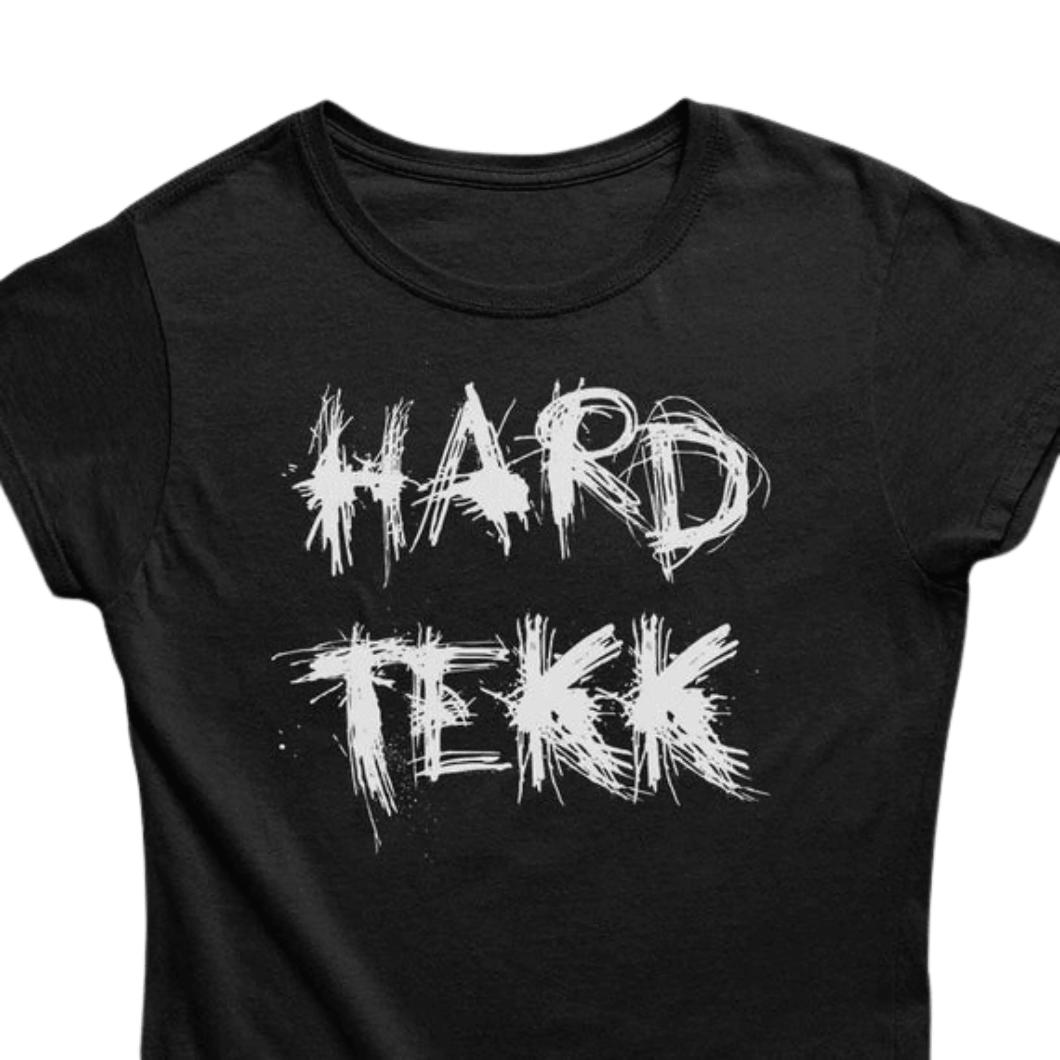 Scratched Hardtekk T-Shirt (schwarz)