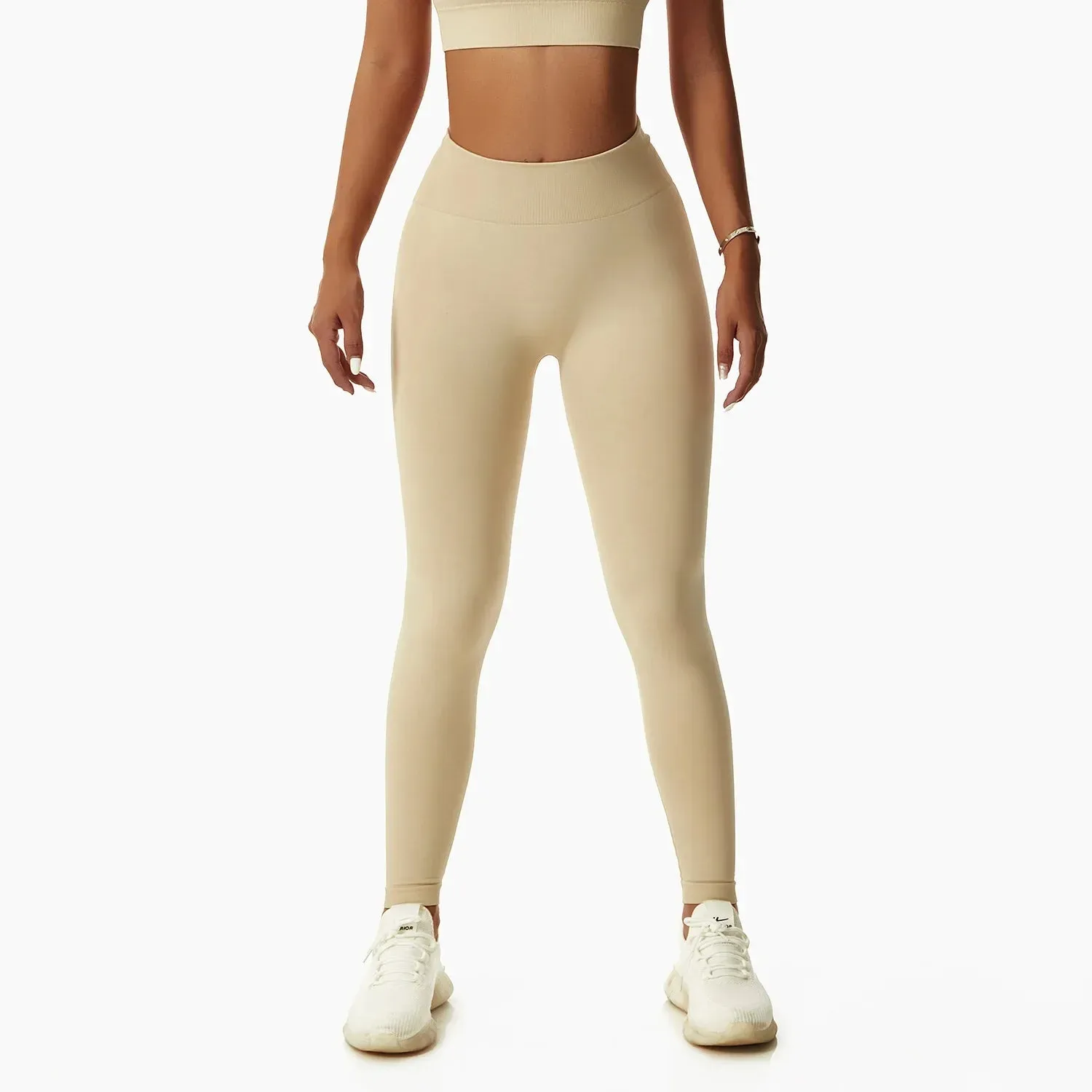 Seamless Gym High Waist Training Women Fitness Running Tight Hip Lift Pants Sports Leggings