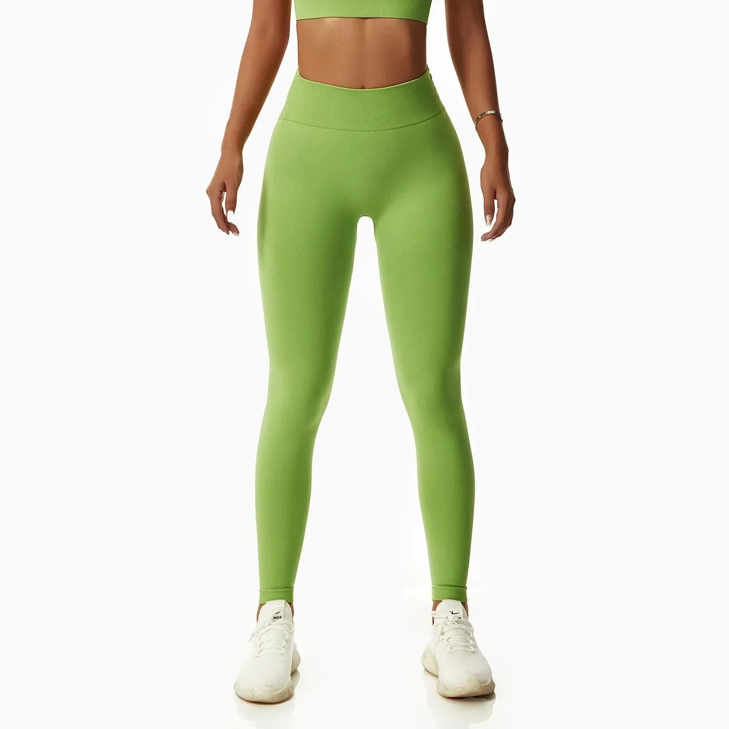 Seamless Gym High Waist Training Women Fitness Running Tight Hip Lift Pants Sports Leggings