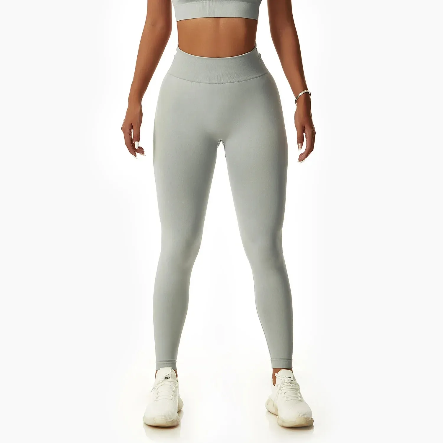 Seamless Gym High Waist Training Women Fitness Running Tight Hip Lift Pants Sports Leggings