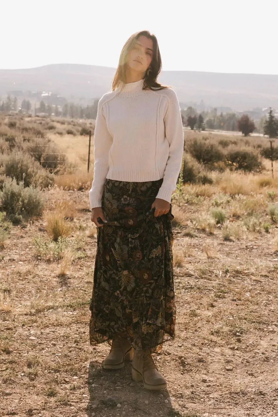 Selah Floral Maxi Skirt