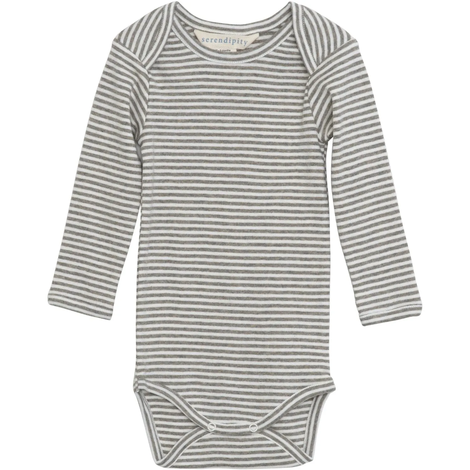 Serendipity Taupe/Offwhite Bodysuit Stripe