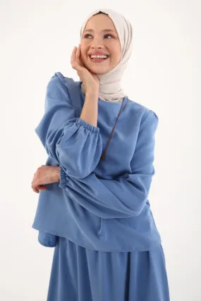 Sky Blue Maxi Set