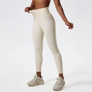 Soft High Waist Tights Push Up Breathable Sports Leggings