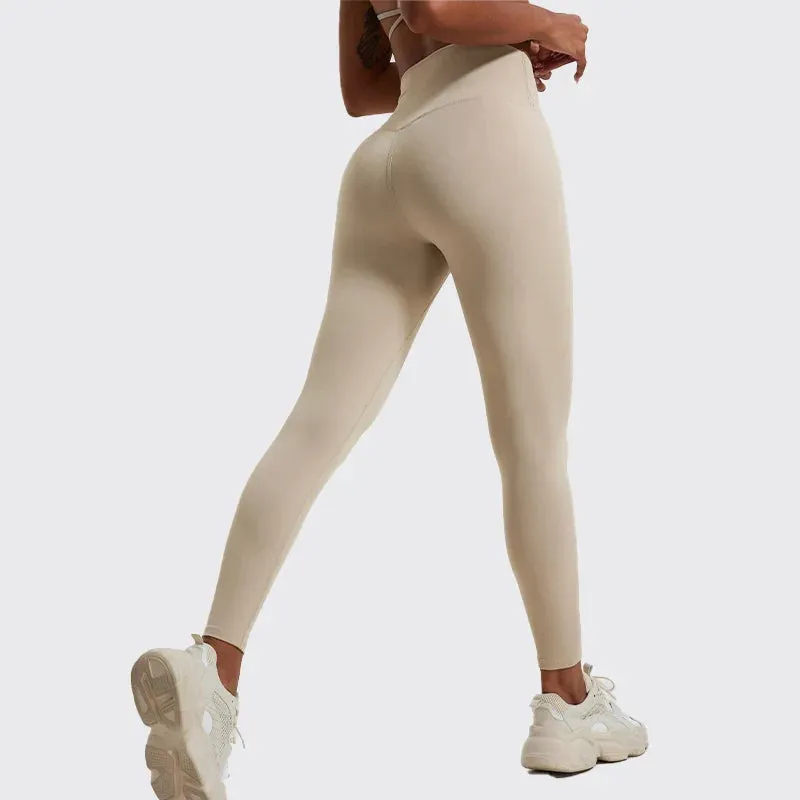 Soft High Waist Tights Push Up Breathable Sports Leggings