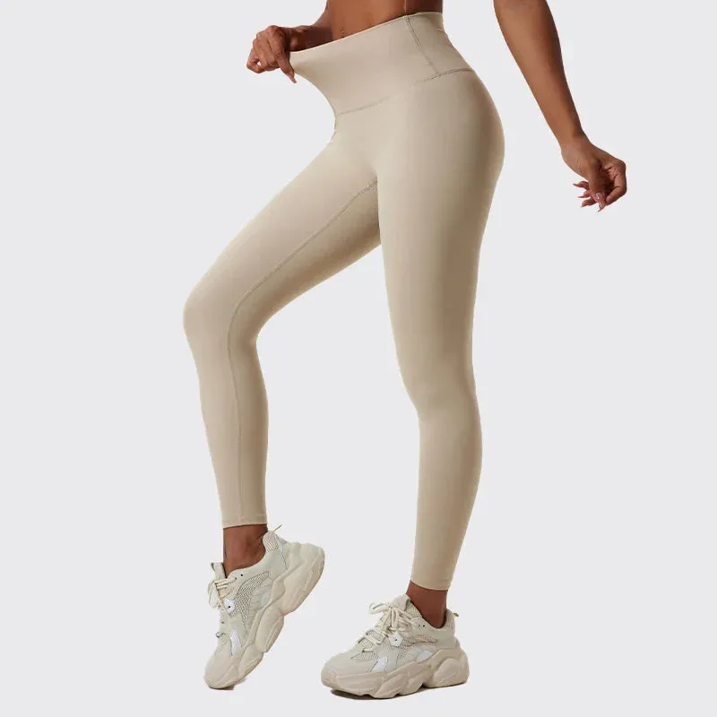 Soft High Waist Tights Push Up Breathable Sports Leggings