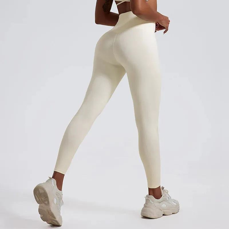 Soft High Waist Tights Push Up Breathable Sports Leggings
