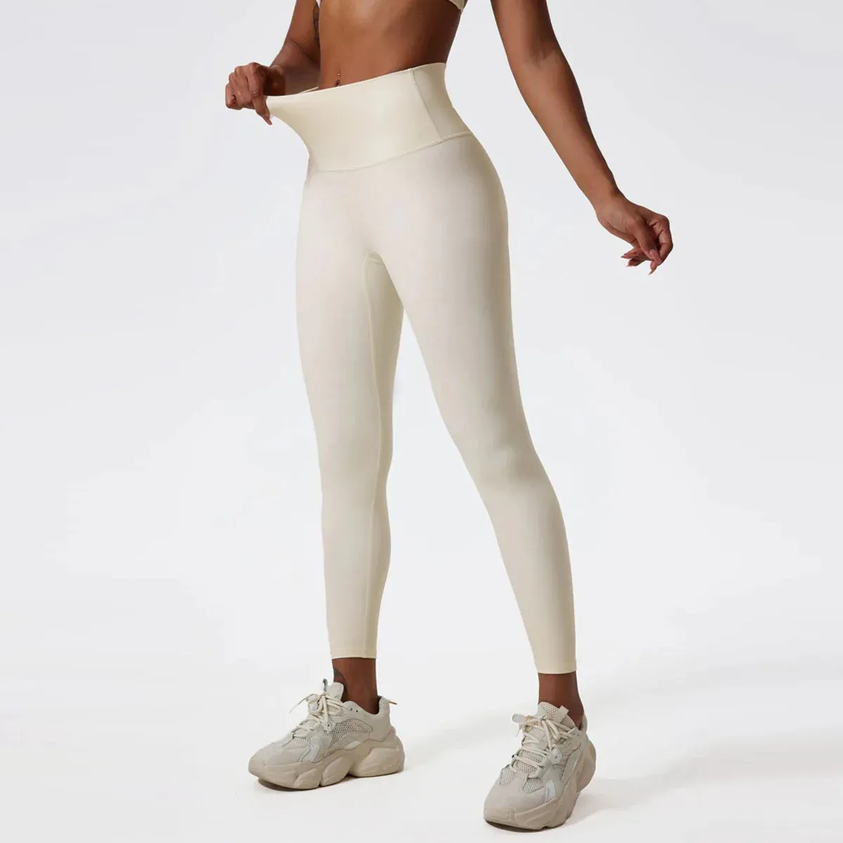 Soft High Waist Tights Push Up Breathable Sports Leggings