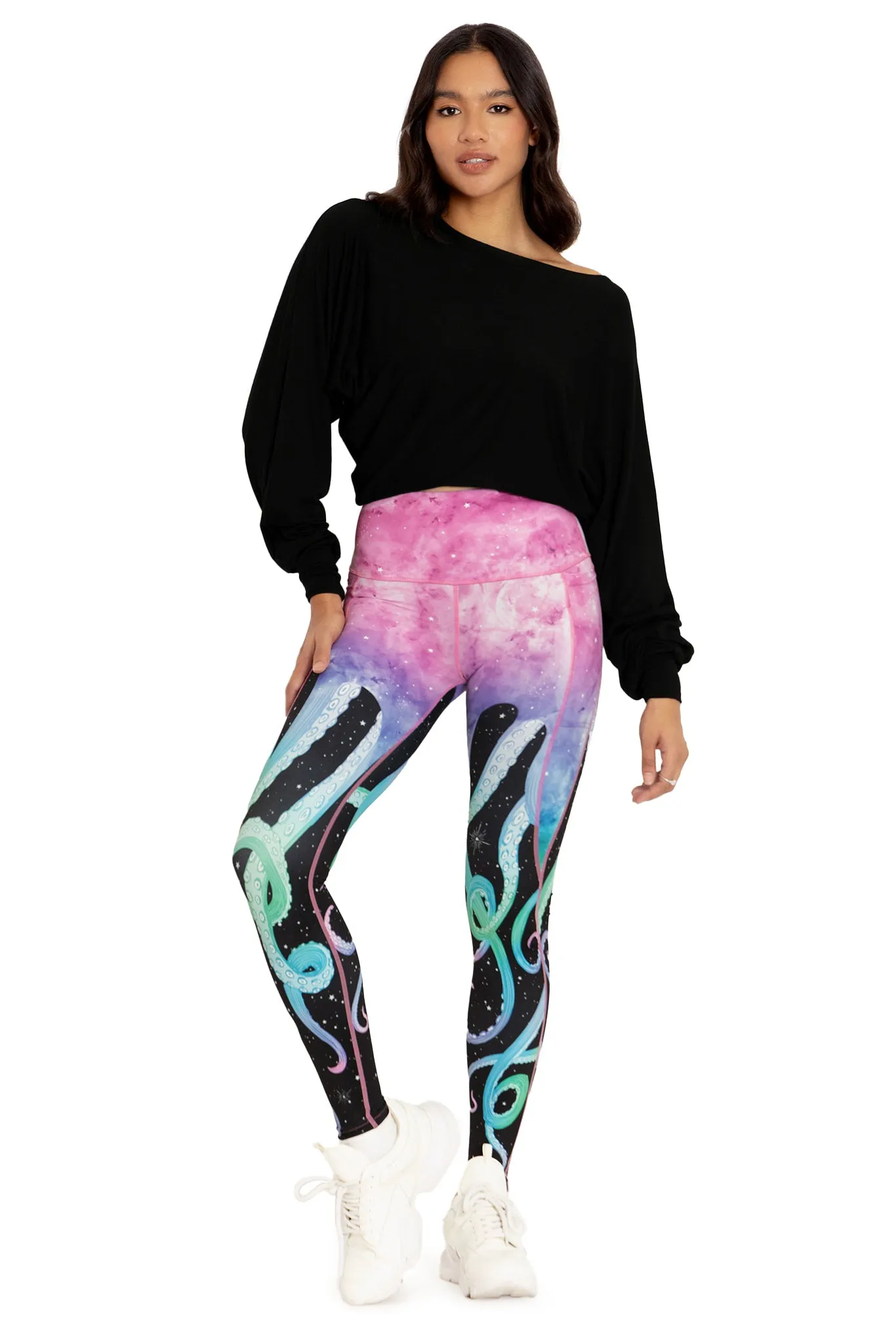 Space Tentacles High Waisted Ninja Pants