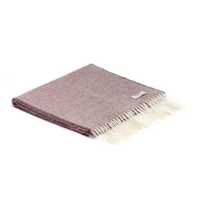 Spotted Lilac Lambswool Scarf