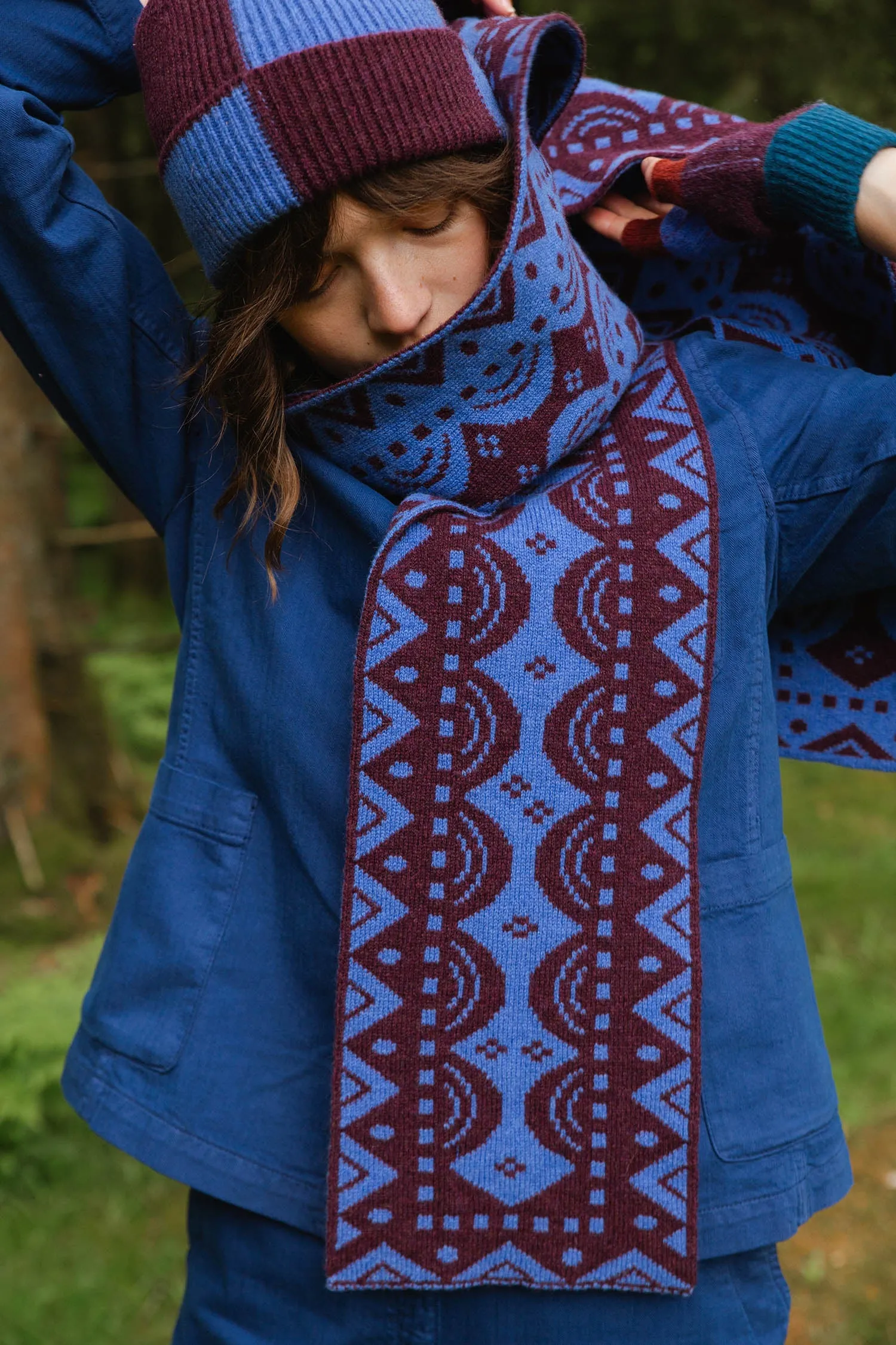 Stanton Scarf - Elderflower