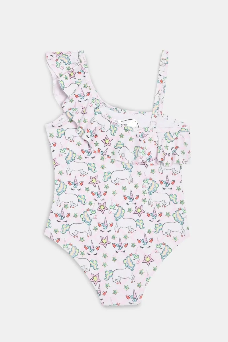 Starry Unicorn Dreams Girls Swimsuit