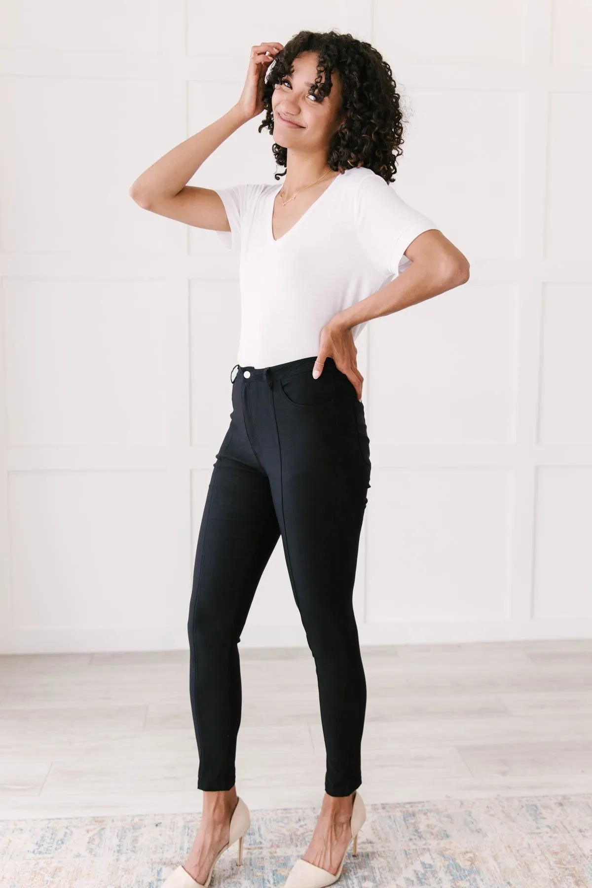 Stroke Of Midnight Black Pants