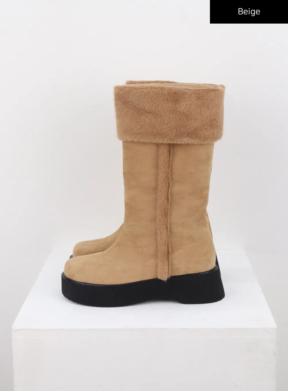 Suede Midi Boots CN315