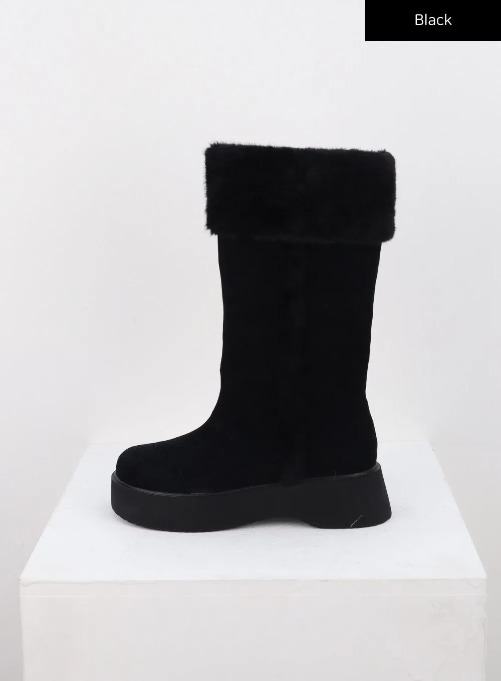 Suede Midi Boots CN315