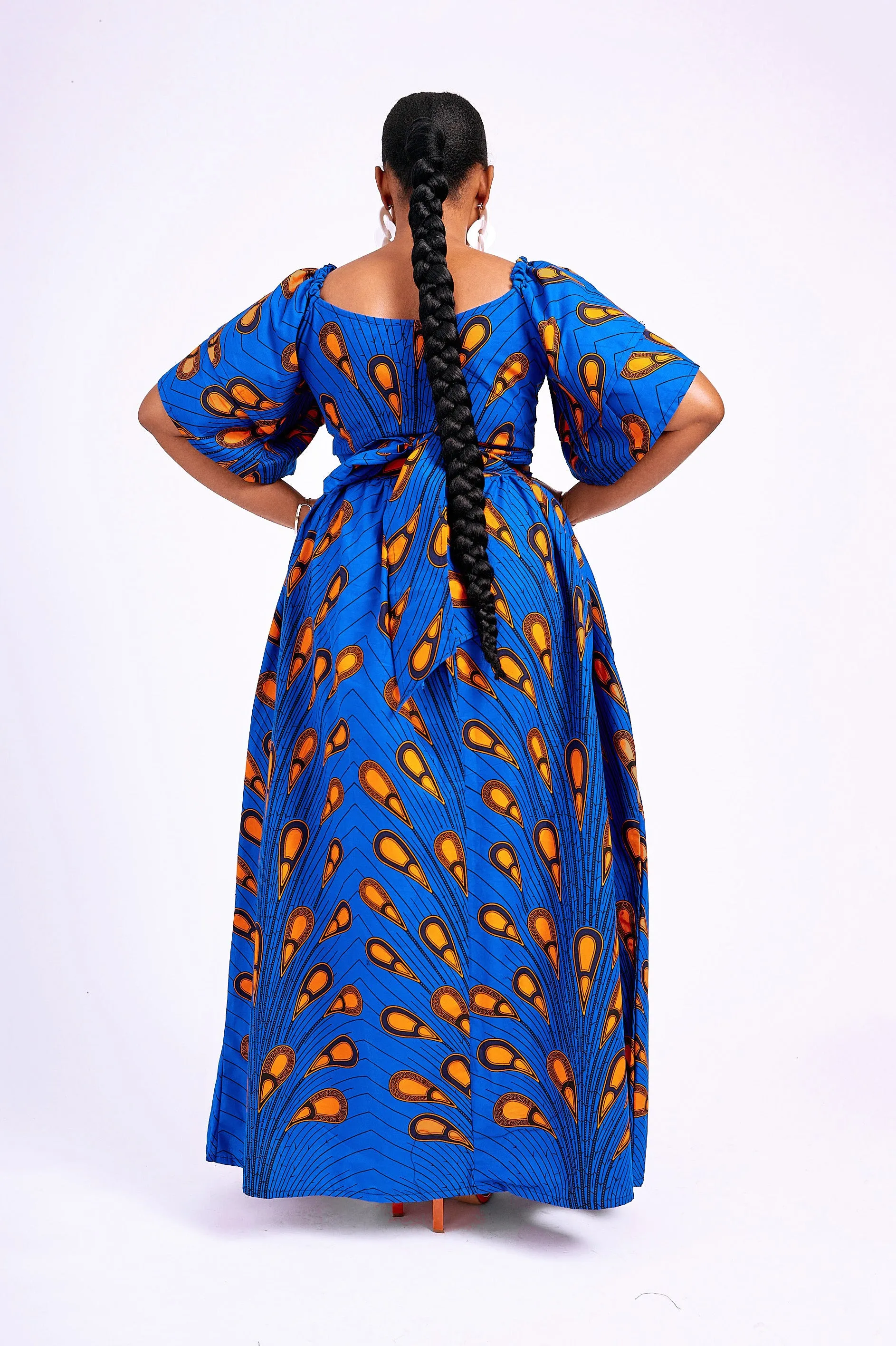TADE AFRICAN PRINT MAXI SKIRT