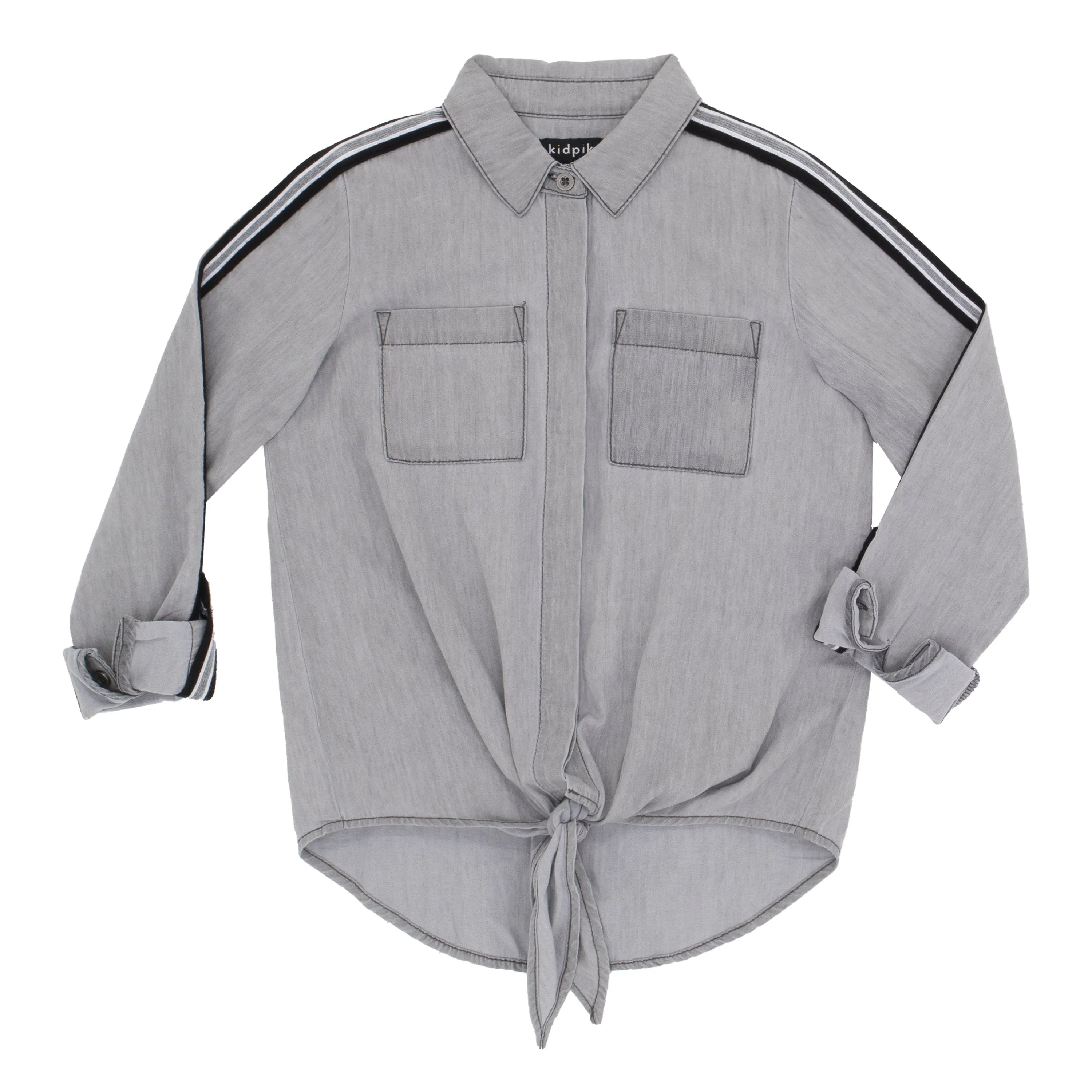 Taped Denim Shirt