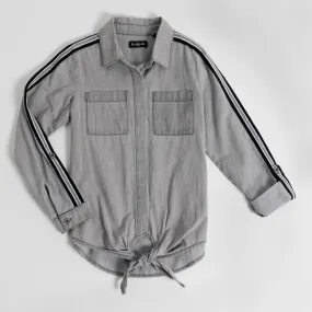 Taped Denim Shirt
