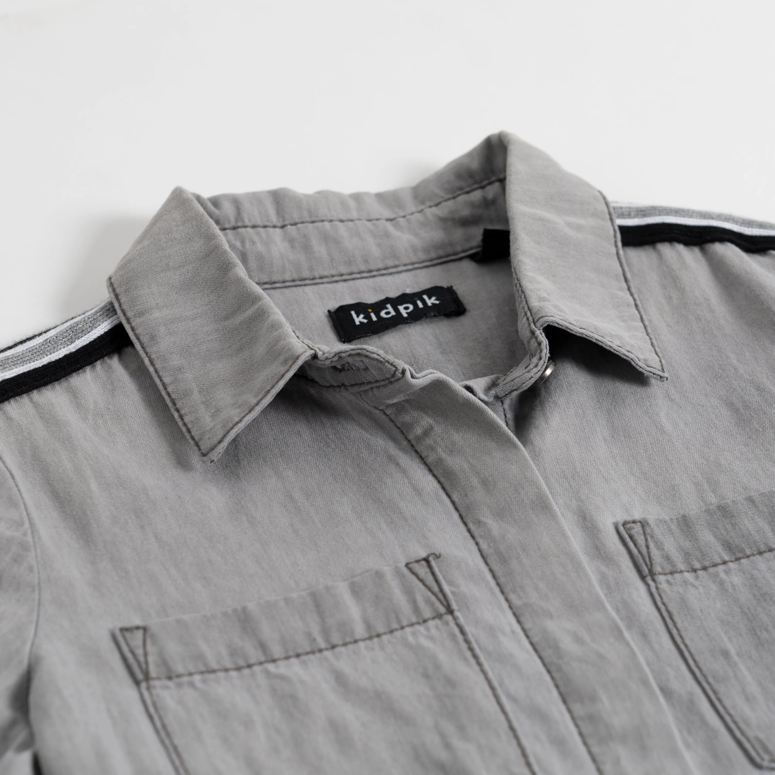 Taped Denim Shirt