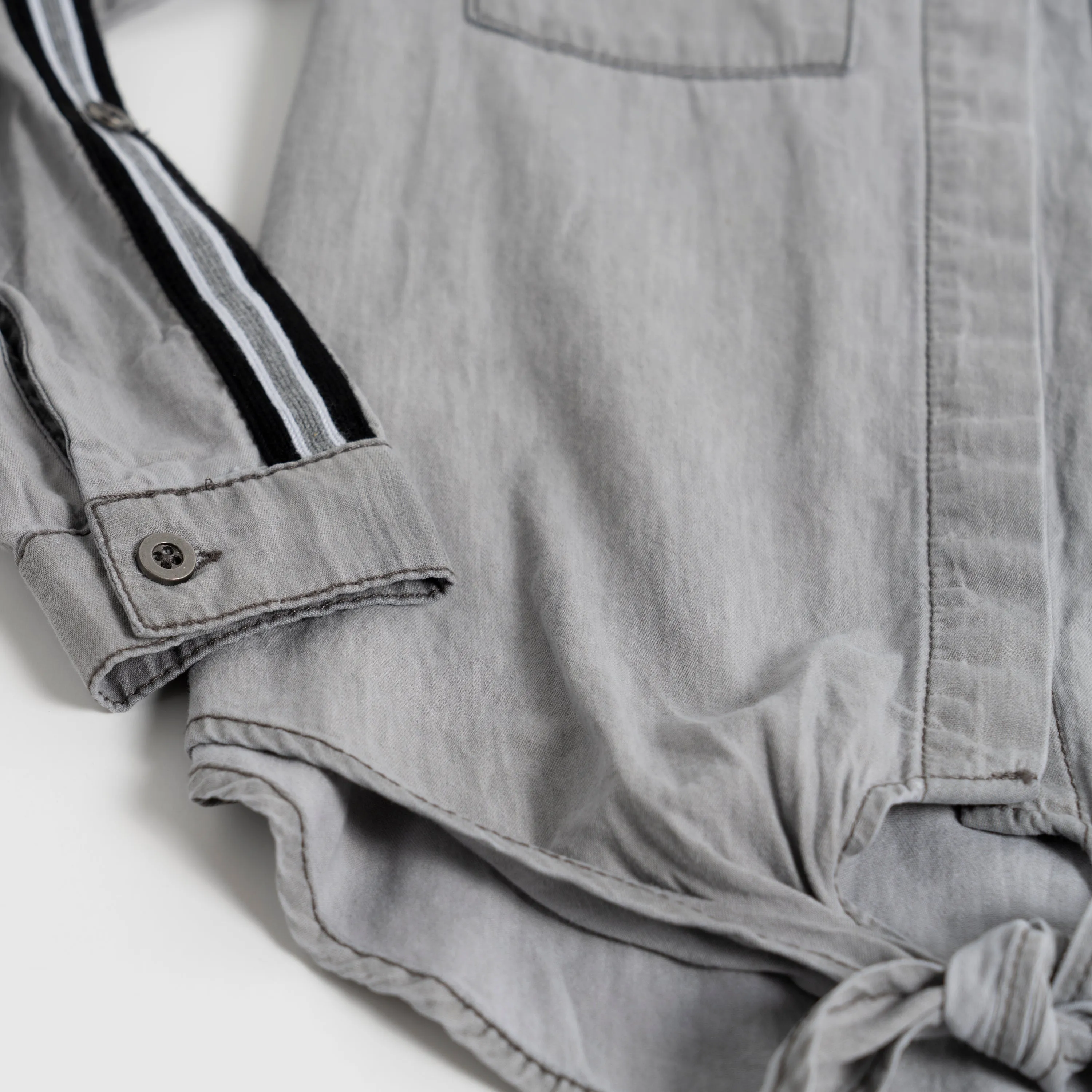 Taped Denim Shirt