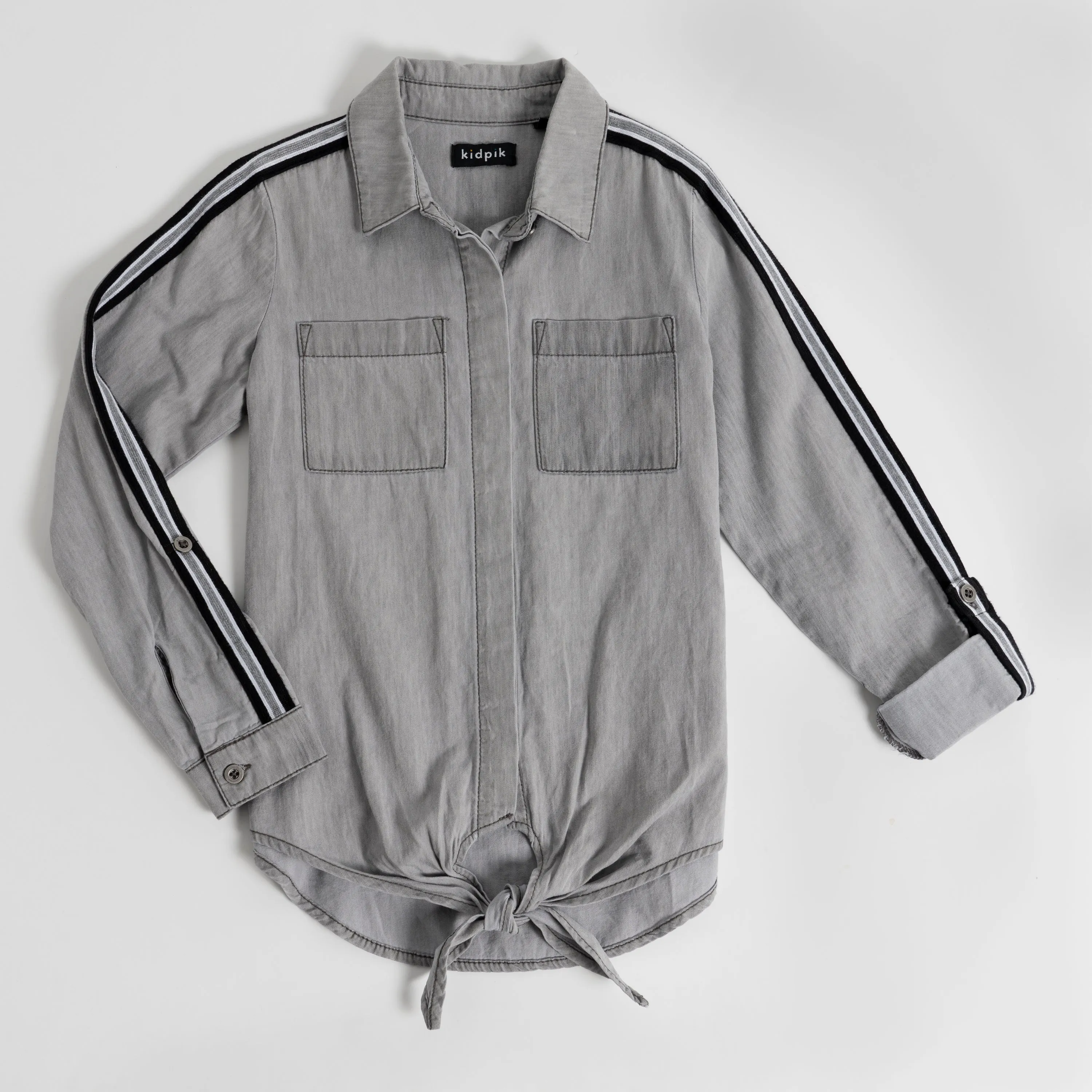 Taped Denim Shirt
