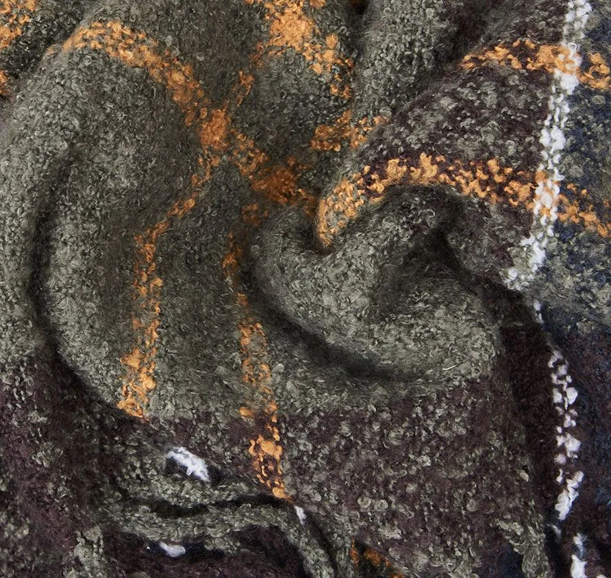 Tartan Boucle Scarf in Classic Tartan
