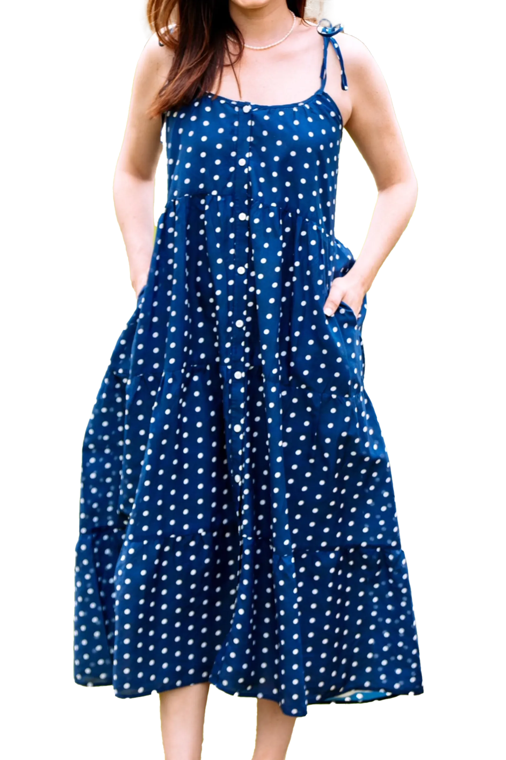 The Grace Polka Dot Maxi Dress