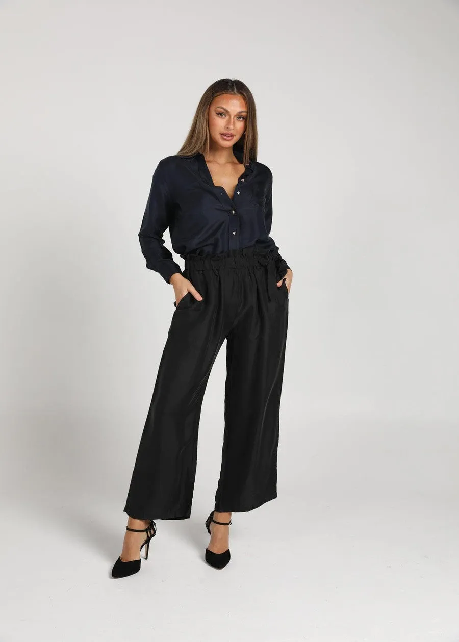 The Silk Long-sleeve Shirt