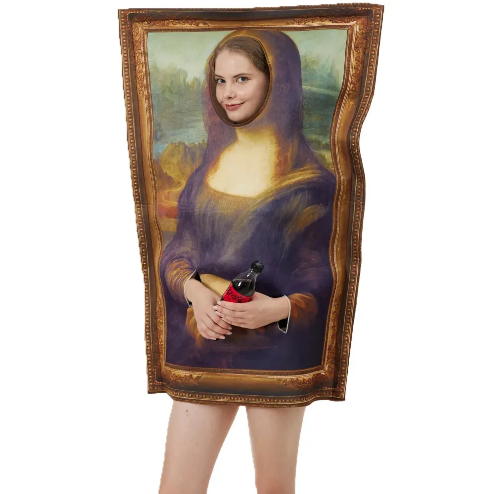 Trendy Inspired Mona Lisa Mural Costume