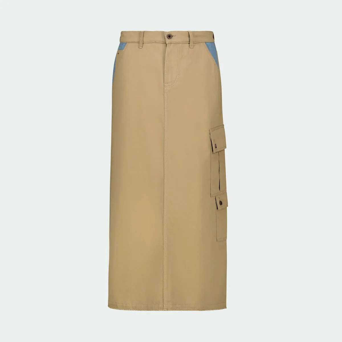 TSHEPO MAXI SKIRT, KHAKI