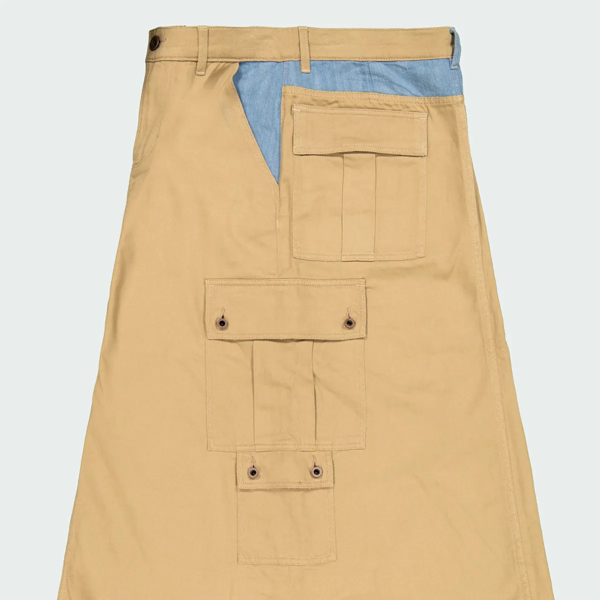 TSHEPO MAXI SKIRT, KHAKI