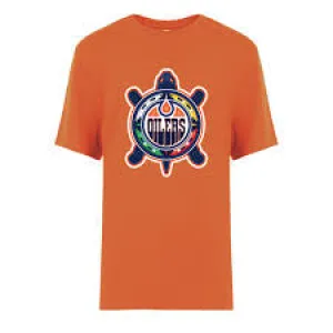 Turtle orange Oilers T-shirt (Adult)