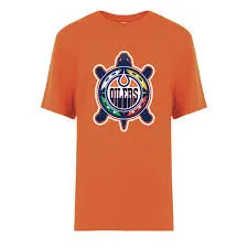 Turtle orange Oilers T-shirt (Adult)
