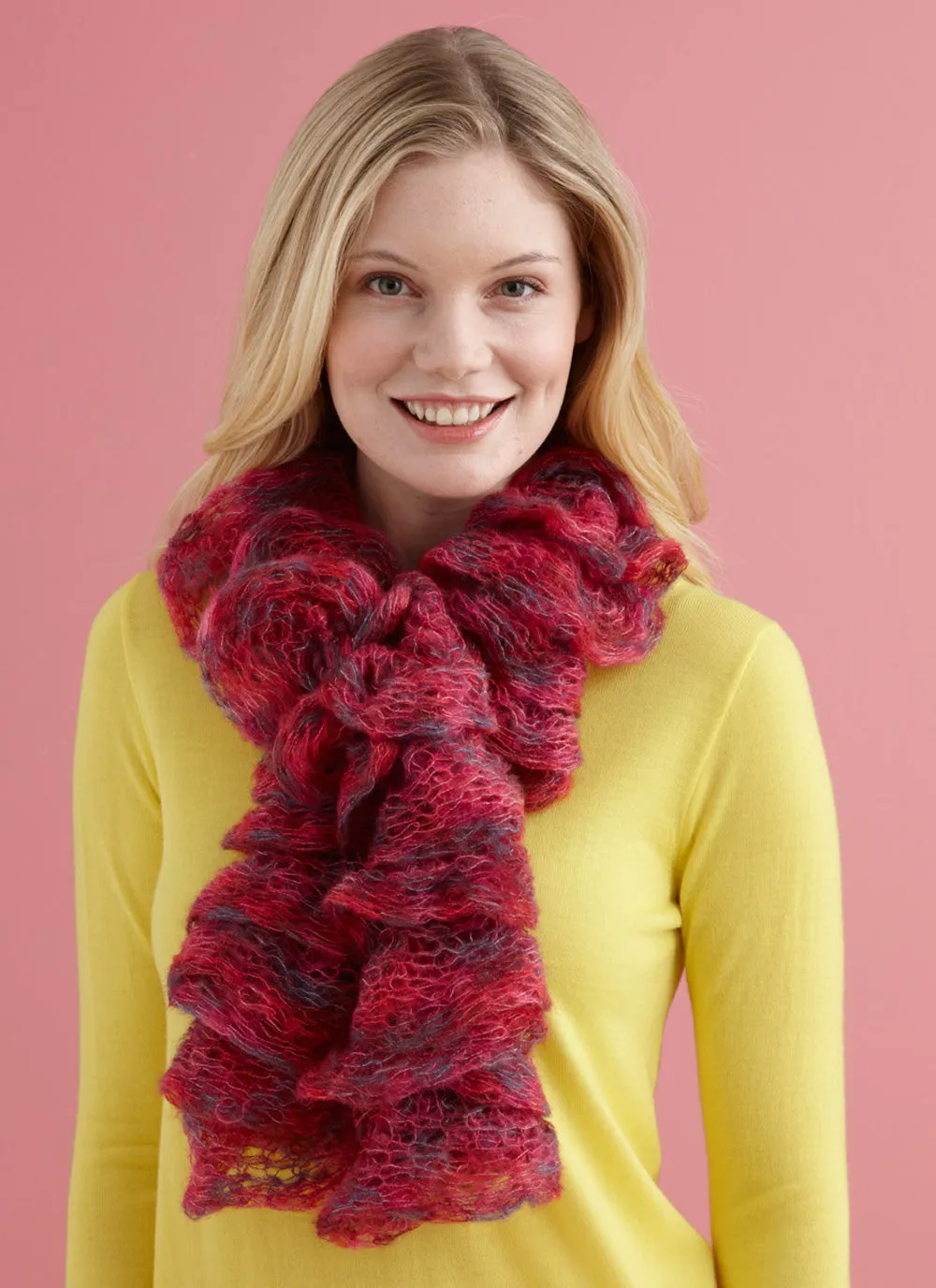 Two Ball Twirly Scarf (Knit)