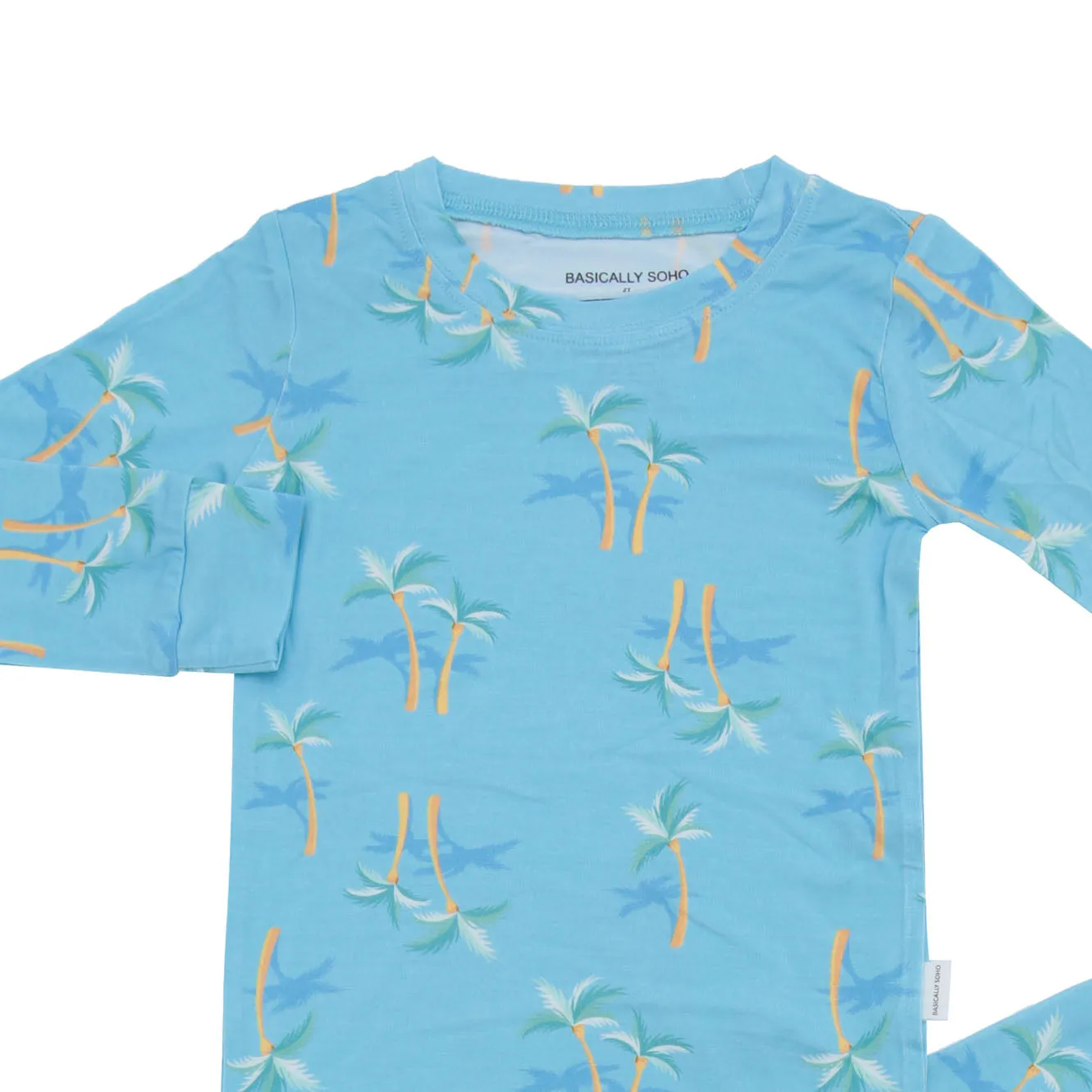 Two-Piece Set in Palm - Blue