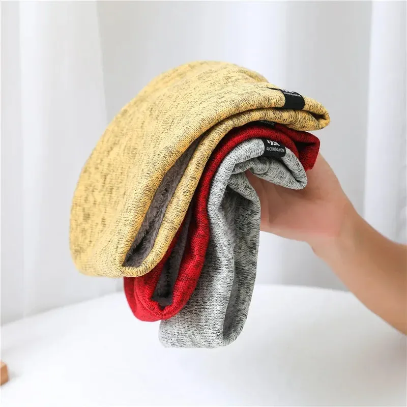 Unisex Cashmere Plush Winter Scarf – Warm Snood, Full Face Mask, Neck Warmer