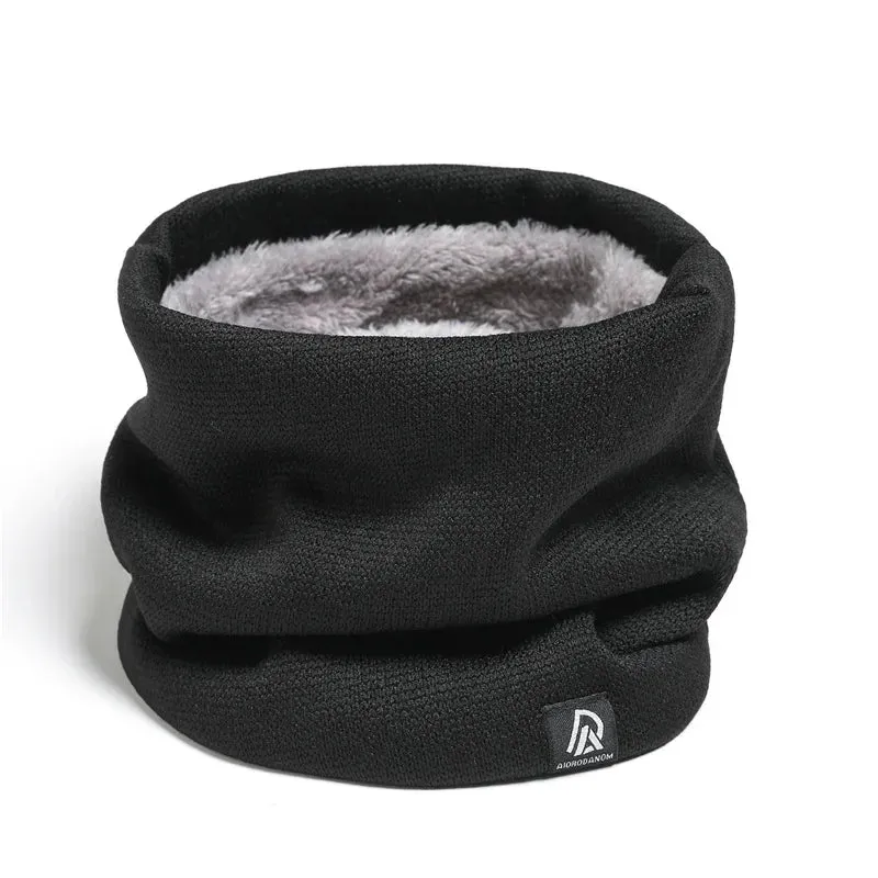 Unisex Cashmere Plush Winter Scarf – Warm Snood, Full Face Mask, Neck Warmer