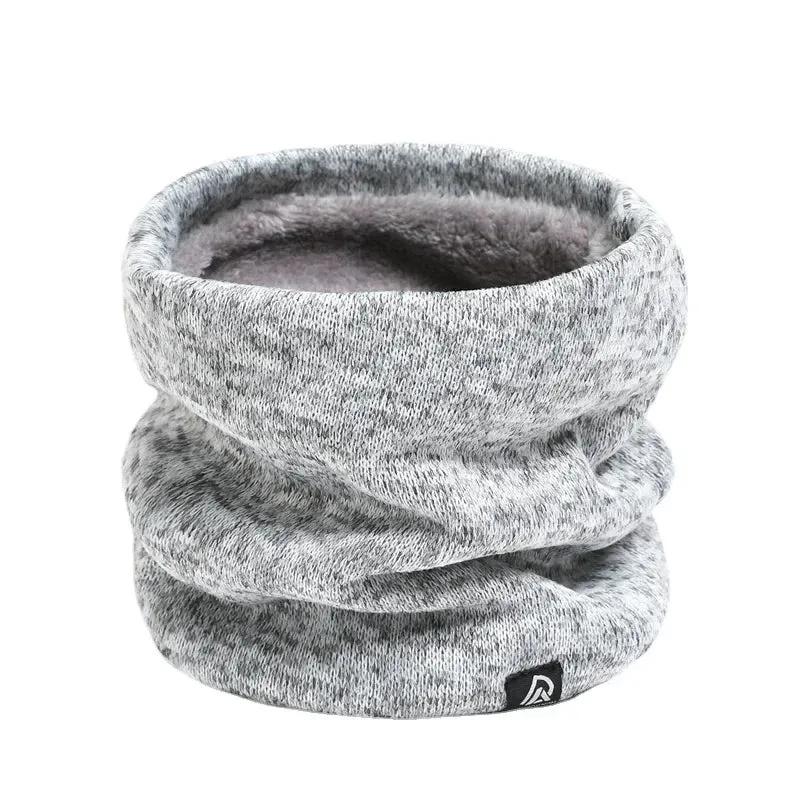 Unisex Cashmere Plush Winter Scarf – Warm Snood, Full Face Mask, Neck Warmer