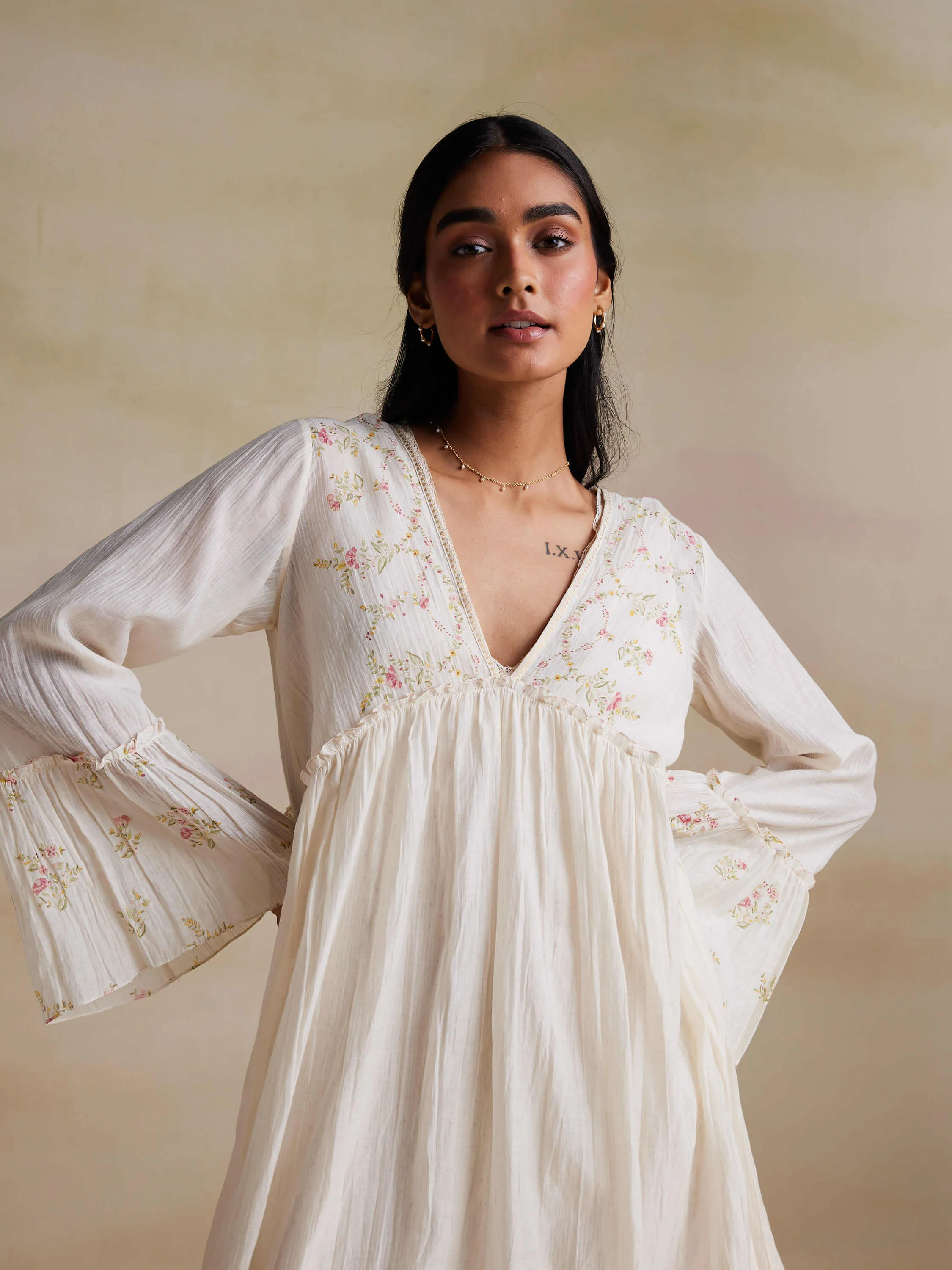 Vintage Garden Maxi Dress