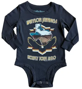 Waylon Jennings Organic Long Sleeve Onesie