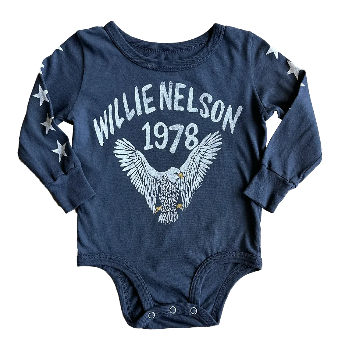 Willie Nelson 1978 Long Sleeve Onesie