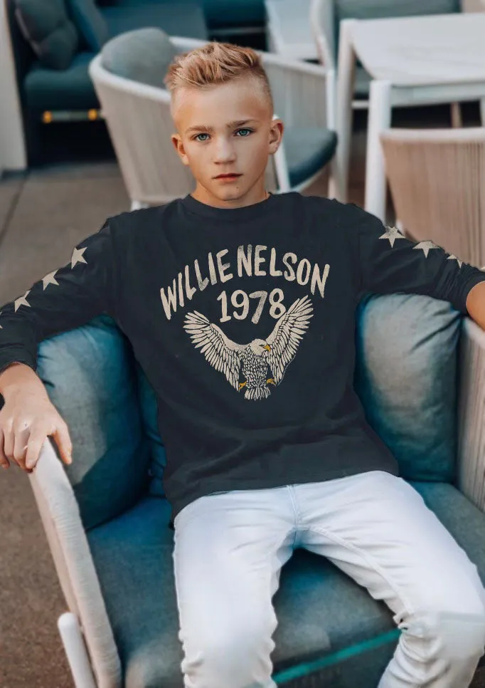Willie Nelson 1978 Long Sleeve Onesie