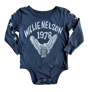 Willie Nelson 1978 Long Sleeve Onesie