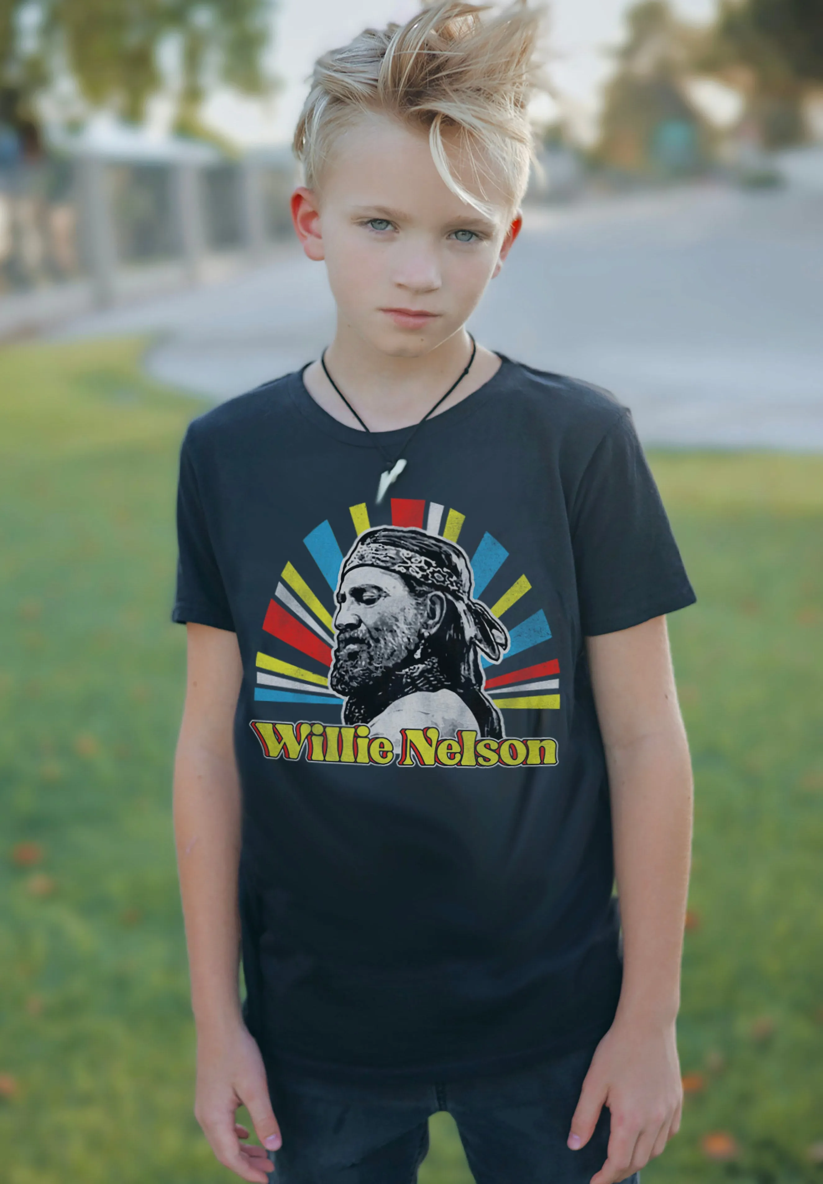 Willie Nelson Organic Short Sleeve Onesie