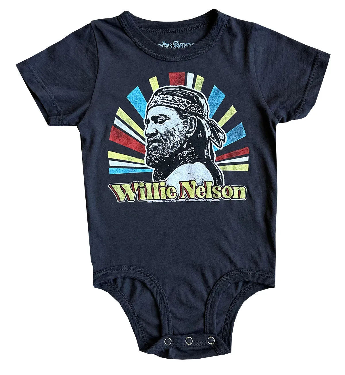 Willie Nelson Organic Short Sleeve Onesie