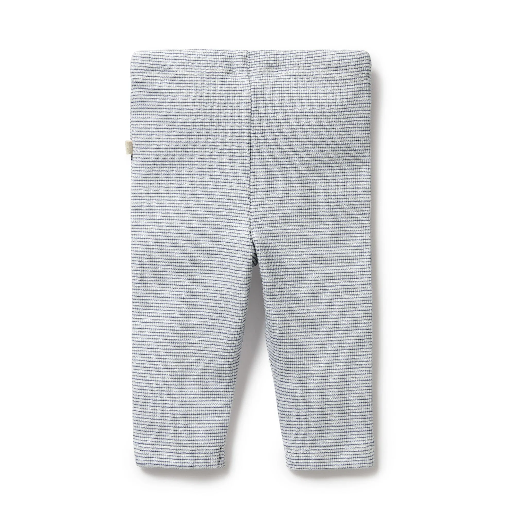 Wilson   Frenchy Organic Stripe Rib Legging - Rain Drop