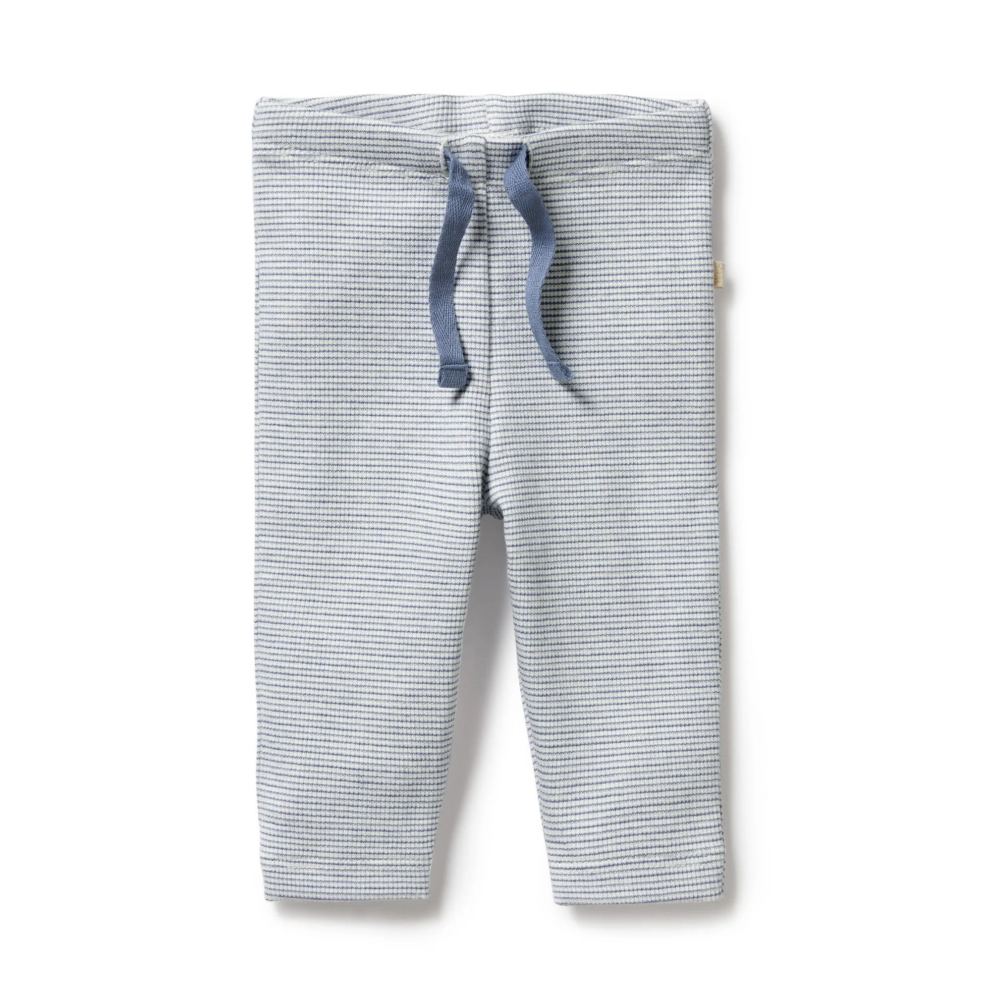 Wilson   Frenchy Organic Stripe Rib Legging - Rain Drop