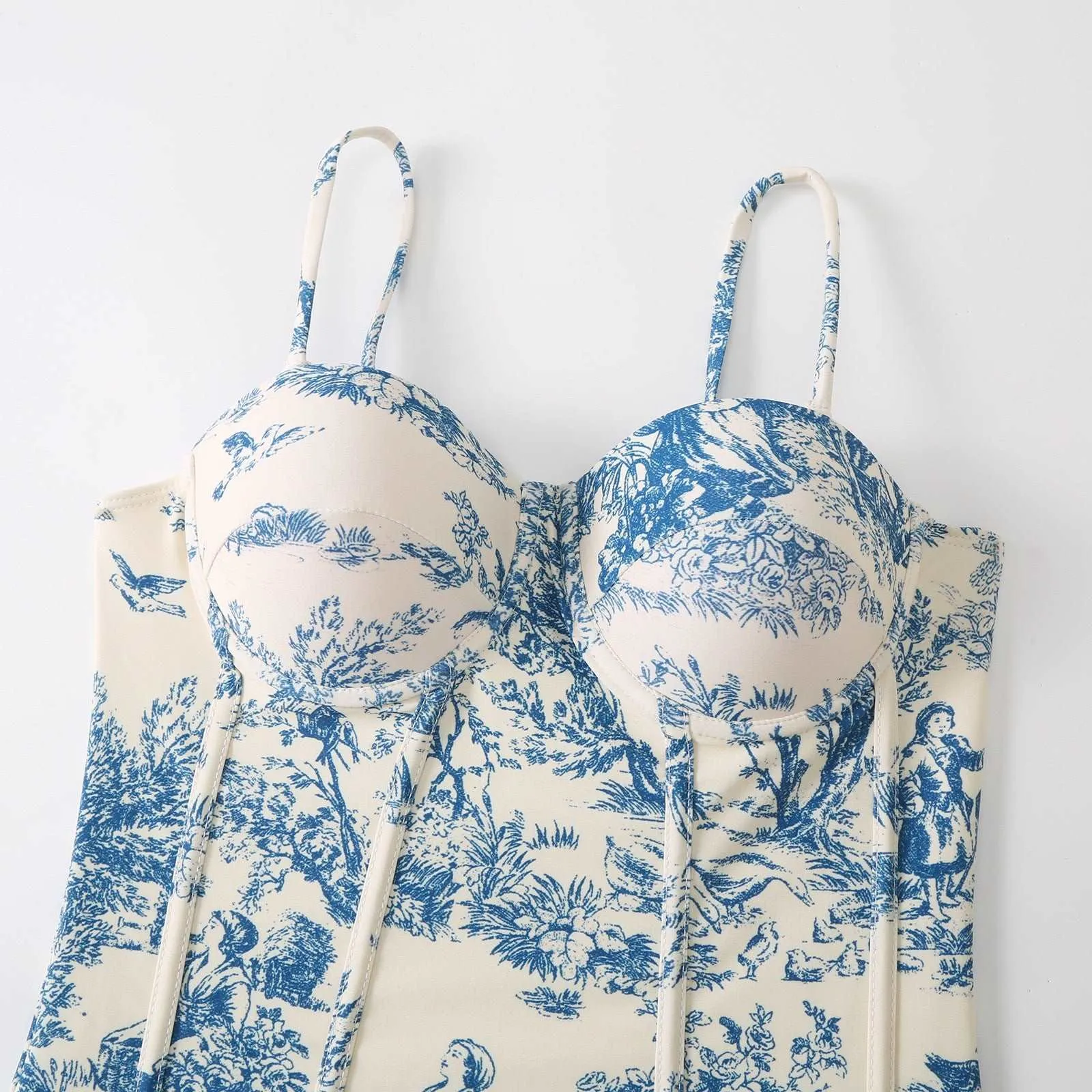 Women's One-piece Swimsuit with Cover-up Scarf